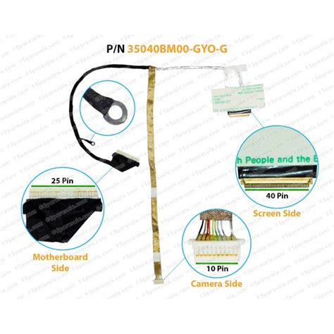 Cablu Lcd Led Lvds Laptop Hp Probook B B B B Elitebook