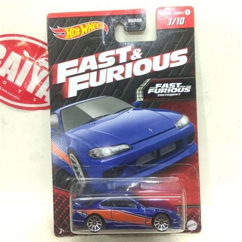 Promo HOT WHEELS FAST FURIOUS NISSAN SILVIA S15 BIRU TOKYO DRIFT