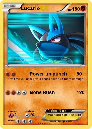 Pokémon Lucario 5539 5539 Power up punch My Pokemon Card