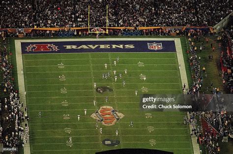 Super Bowl Xxxv Aerial View Of New York Giants Ron Dixon In Action News Photo Getty Images