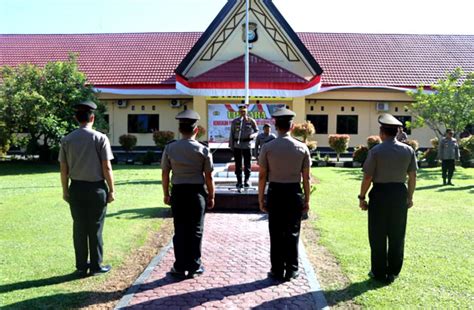 Personel Polres Luwu Naik Pangkat Pada Hut Ke Bhayangkara