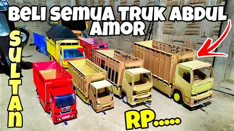 Ambil Pesenan Habis Jt Di Abdul Amor Miniatur Truk Kardus Youtube