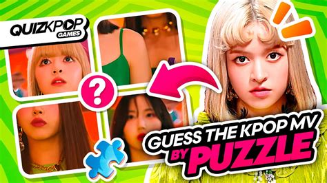 Guess The Kpop Mv By The Puzzle Image Quiz Kpop Games Kpop