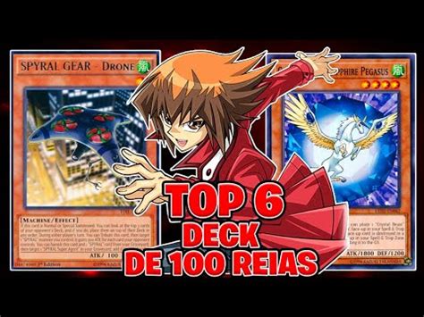 TOP 6 DE DECK BARATOS ATE 100 REIAS PARA JOGAR YU GI OH TCG 2023 YouTube