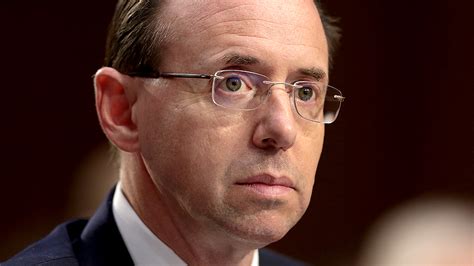 Deputy Ag Rod Rosenstein Has Told Friends He Is Prepared To Be Fired