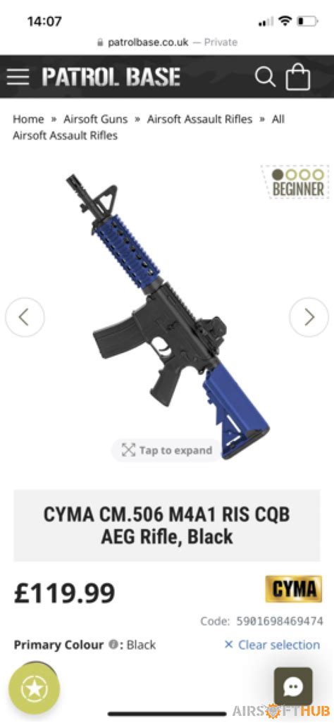 Cyma Cm M A Ris Cqb Aeg Airsoft Hub Buy Sell Used Airsoft