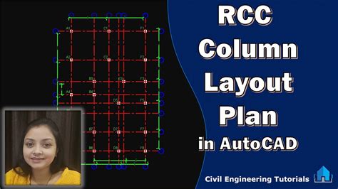 How To Draw Rcc Column Layout Plan In Autocad Building 2 Youtube