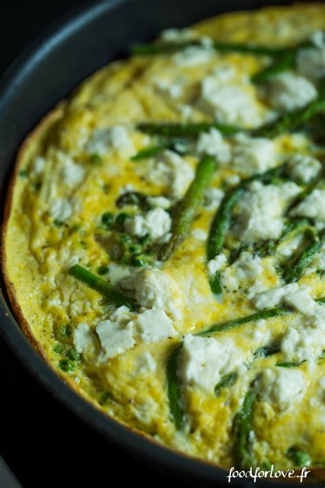 Frittata Aux Asperges Vertes Petits Pois F Ta Et Ail Des Ours Food