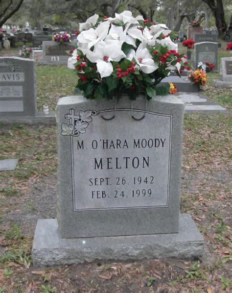 Marie Ohara Moody Melton Find A Grave Memorial