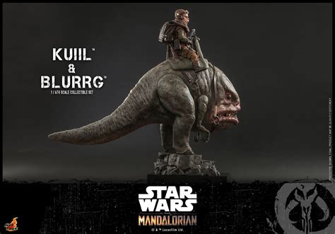 The Mandalorian Kuiil Rides The Blurrg Once Again With Hot Toys