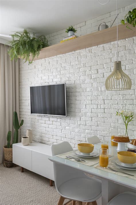 Décor do dia sala de jantar decoração minimalista e plantas Casa