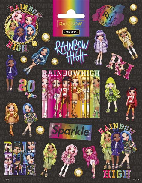 Du E Naklejki Rainbow High Partywinkel