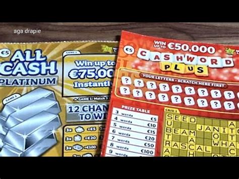 All Cash Platinum I Krzy Wka Zdrapki Irlandzkie Irish National