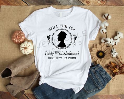 Bridgerton Spill The Tea Lady Whistledown S Society Papers Etsy