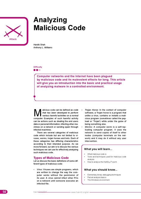 Analyzing Malicious Code By FaRuK S Issuu