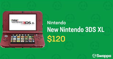 New Nintendo 3ds Xl Red 1gb Lrvk74780 Swappa