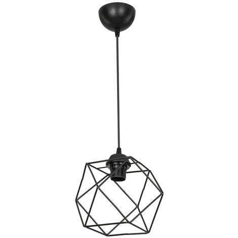 Lustre Lampe Lumi Re Suspendu Suspension En M Tal Cm E Noir