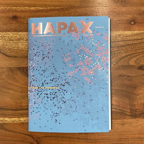 Hapax Magazine Issue 4 Summer 2023 Stills