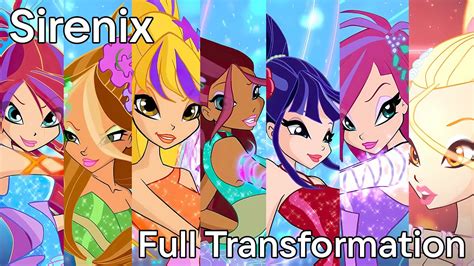 Winx Club Season 5 Sirenix Transformation 2d