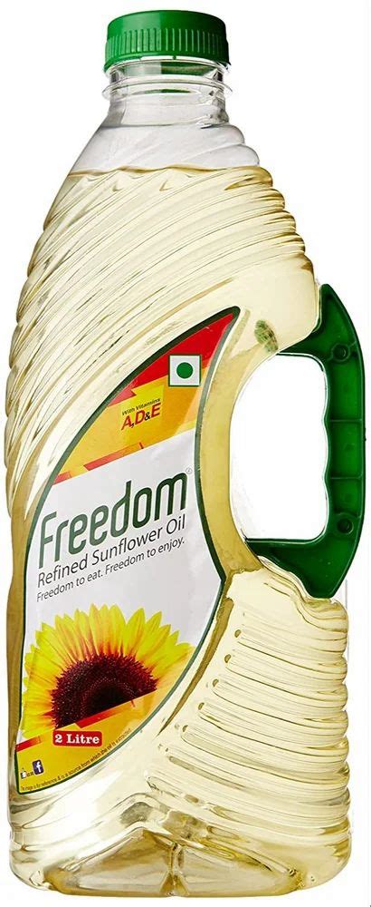 Freedom Refined Sunflower Oil Packaging Type Plastic Bottle