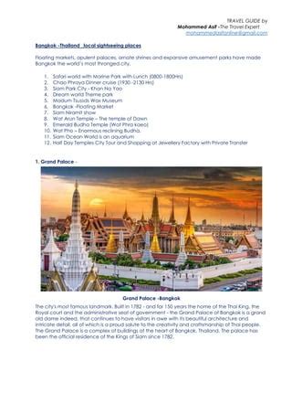 Bangkok Guide Pdf