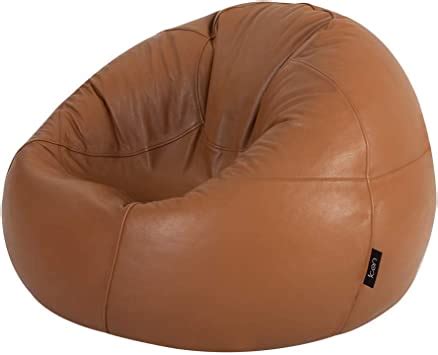 Icon Luxury Real Leather Bean Bag Genuine Leather Designer Bean Bags