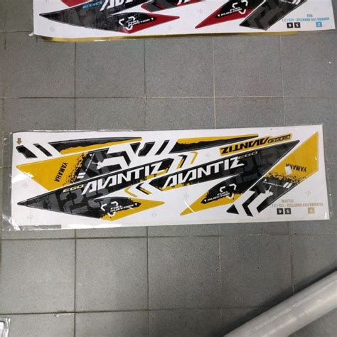 Stiker Sticker Body Cover Set Yamaha Ego Avantiz 2 Stripe Shopee