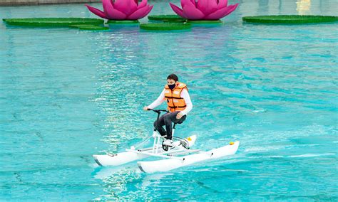 Dubai Fountain Water Bike Ride Water Activities Dubai