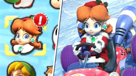 Play As Daisy Holiday Cheer In Mario Kart 8 Deluxe Youtube