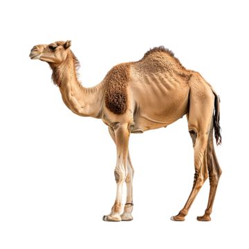 Camel Side View Isolated On Transparent Background Camel Wildlife