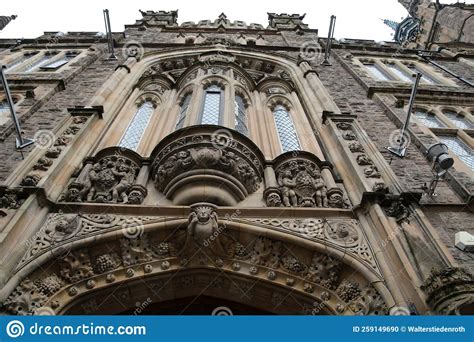 Facade of Presbyterian Church in Belfast, Northern Ireland Stock Photo ...