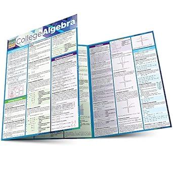 College Algebra Quick Study Academic Barcharts Inc