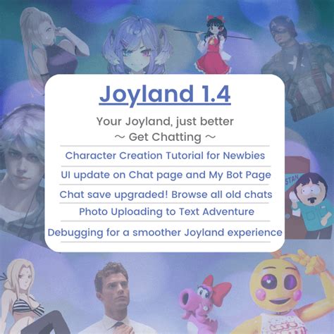 Joyland v1.4 Update : r/joyland_ai