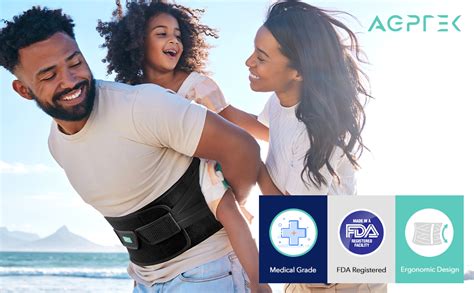 AGPTEK Back Brace For Lower Back Pain Women Men Adjustable Lumbar Back