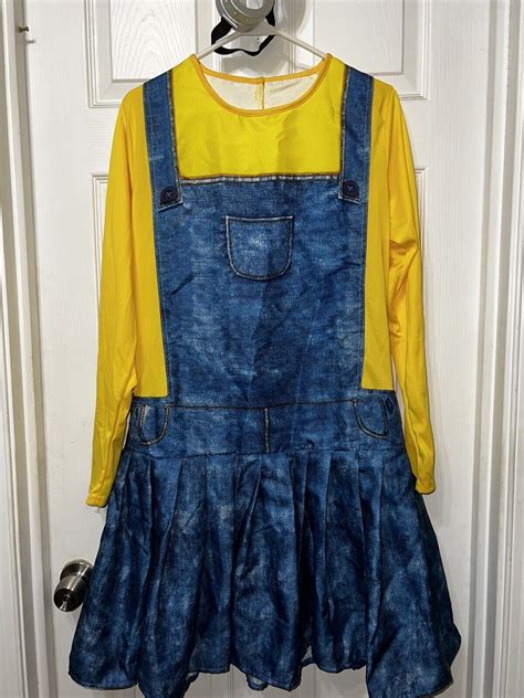 Minion Adult Womens Costume Dress Despicable Me Hall… Gem