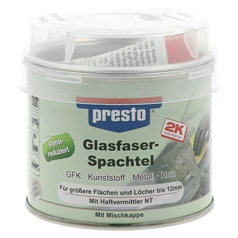 Presto Glasfaserspachtel Prestolith Extra G Bauhaus