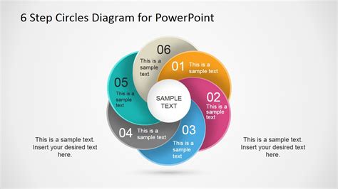 6 Step Circles Diagram for PowerPoint - SlideModel