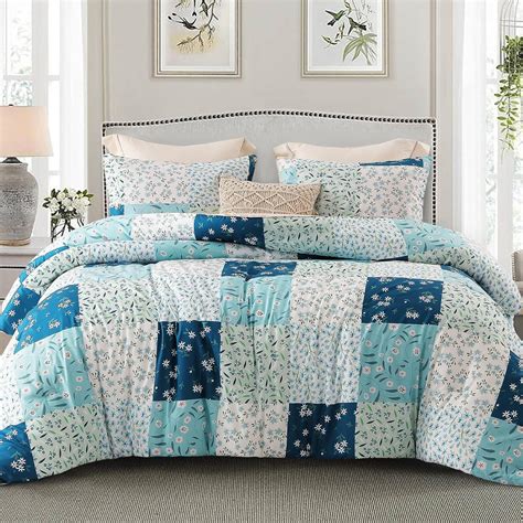 Amazon Whale Flotilla 3 Piece Queen Comforter Set Soft Reversible