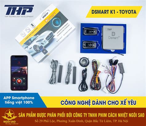 Bộ đề nổ từ xa Dsmart K1 dành cho xe Toyota