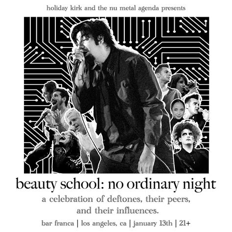 Beauty School: A Deftones Celebration and DJ Night, Bar Franca, South ...