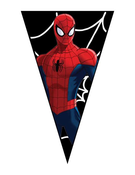 Spiderman Party Banner Happy Birthday Banner Spiderman Etsy