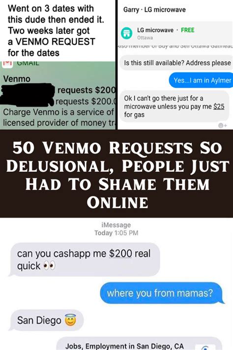 Venmo Requests So Delusional People Just Had To Shame Them Online