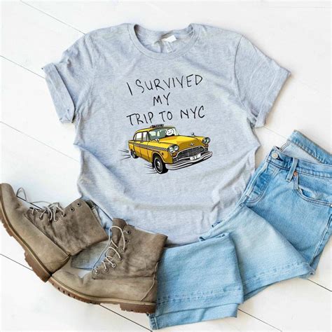 Cheap Tom Holland Same Style Tees I Survived My Trip To NYC Print T