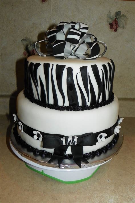 Mav Cakes Zebra Striped Cake