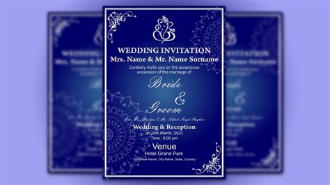 How To Design A Wedding Invitation Card In Coreldraw Infoupdate Org