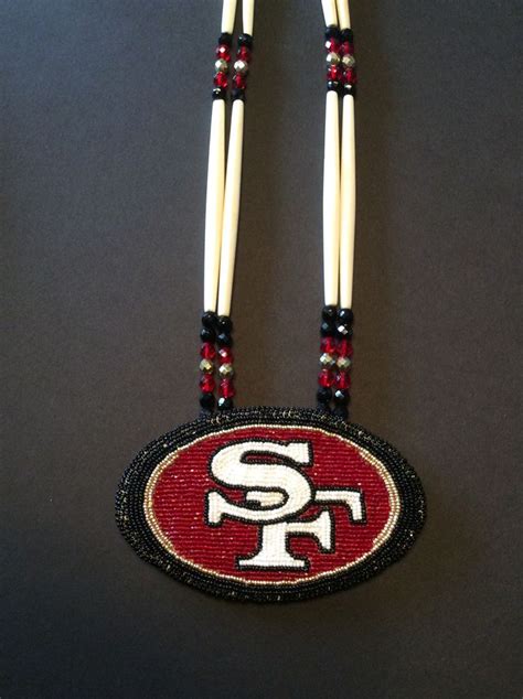 Native Beadwork By Lynnette Duenas San Francisco 49ers Design Bead Work Native Beadwork