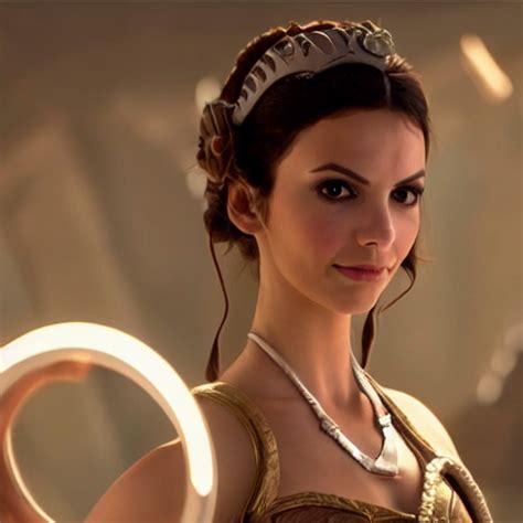 Krea Ai Victoria Justice As Princess Padme In Star Wars Ep