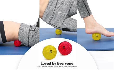 Resultsport Lacrosse Massage Ball For Back Trigger Point Massage