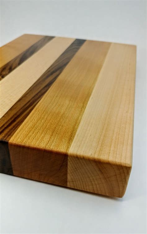 Gorgeous Walnut Cherry And Maple Edge Grain Cutting Board Etsy