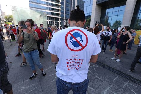 Demonstration gegen Corona Maßnahmen in Brüssel BRF Nachrichten